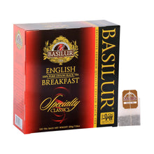 Load image into Gallery viewer, English Breakfast Basilur Tea - 100 Bags x 12 Packs - FREE Shipping