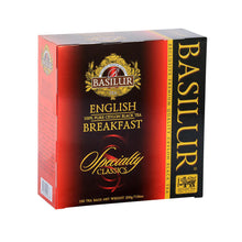 Load image into Gallery viewer, English Breakfast Basilur Tea - 100 Bags x 12 Packs - FREE Shipping