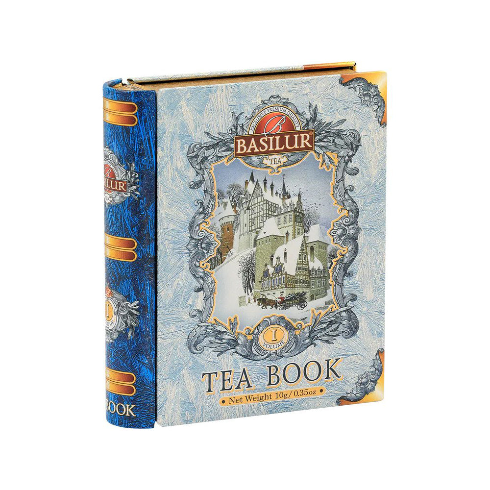 Basilur - Mini Tea Book Series (Volume I) - Ceylon Loose Leaf Black Tea -05 Pyramid Tea Bags 10g (3.5oz)