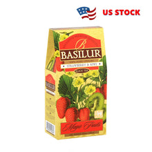 Load image into Gallery viewer, Strawberry & Kiwi Basilur Tea - 100g (3.52 oz.) - FREE Shipping
