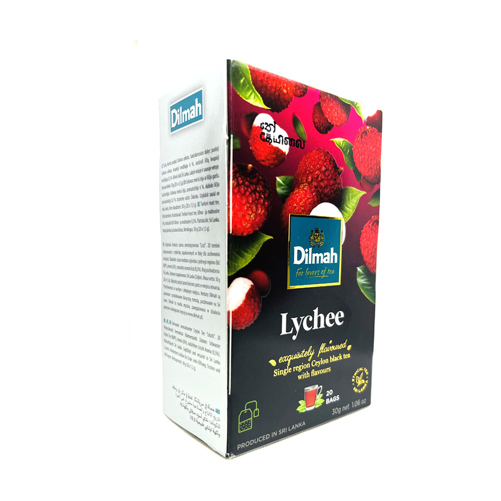 Dilmah - Fun Flavored Tea - Lychee - Ceylon Tea - 20 Tea Bags