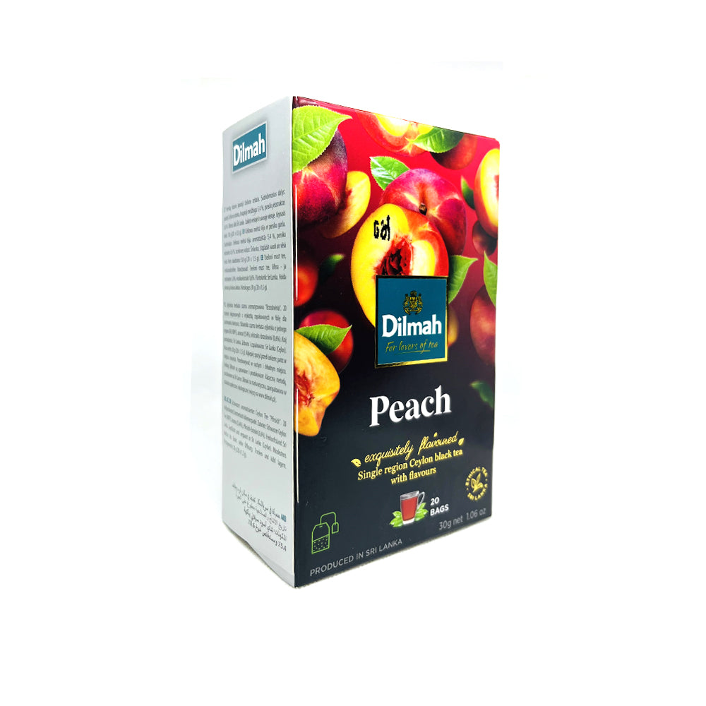 Dilmah -  Fun Flavored Tea - Peach - Ceylon Tea - 20 Tea Bags