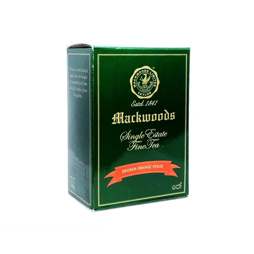 Mackwoods - Single Estate Fine Tea -  Broken Orange Pekoe Single Estate - Ceylon Black Tea - 200g (7.05oz)