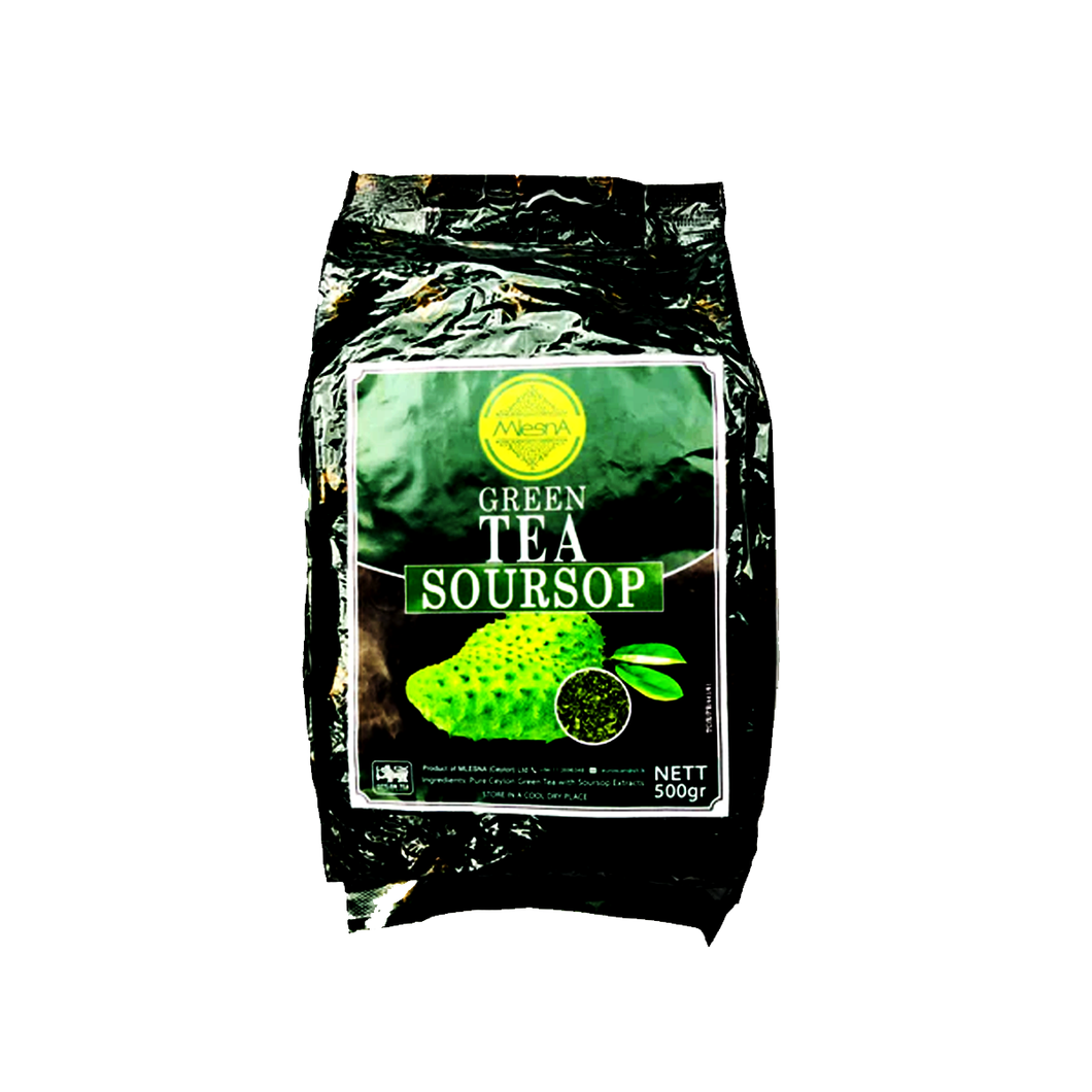 Mlesna - Natural Flavored Soursop - Ceylon Green Tea - 500g (17.63oz)