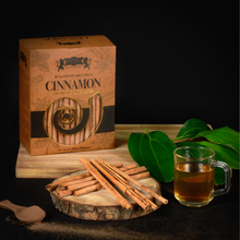 Load image into Gallery viewer, Maturai Essence Premium Ceylon True Cinnamon 5 Inch Sticks 500g with Dilmah Italian Almond Luxury Tea Bags Pack
