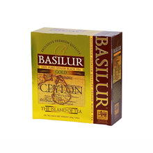 Load image into Gallery viewer, Gold Ceylon Basilur Tea - 100 Bags - FREE Shipping
