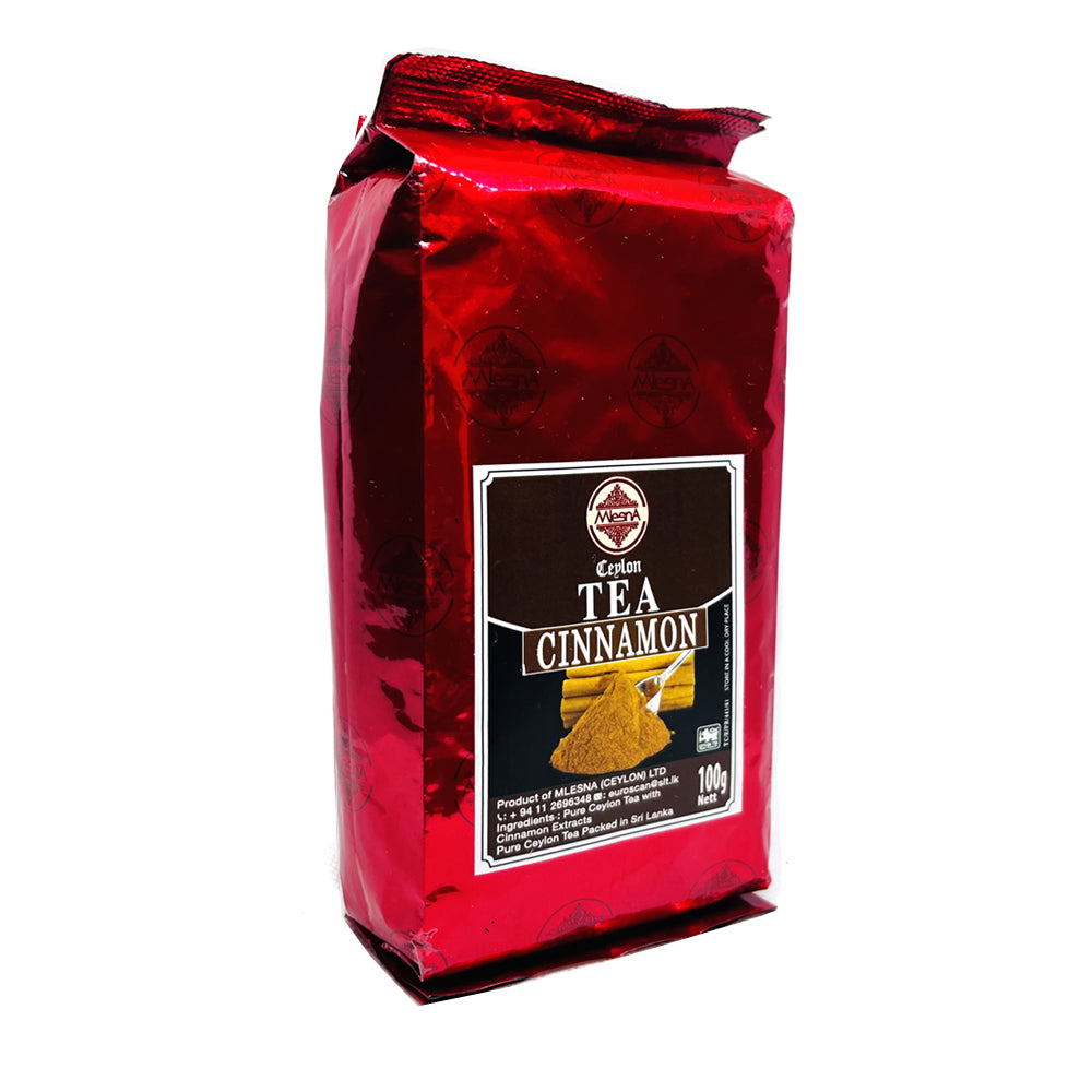 Mlesna - Natural Flavored Cinnamon - Ceylon Black Tea - 100g (3.52oz)