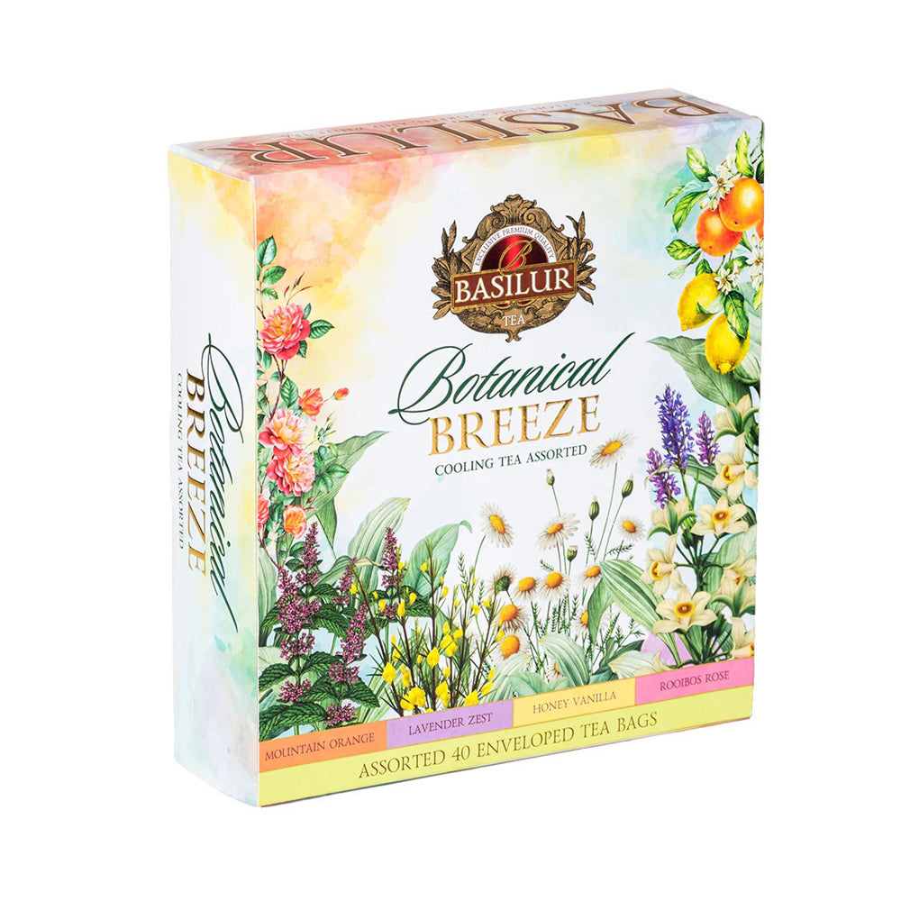 Basilur - Botanical Breeze - 40 Assorted Enveloped Tea Bags