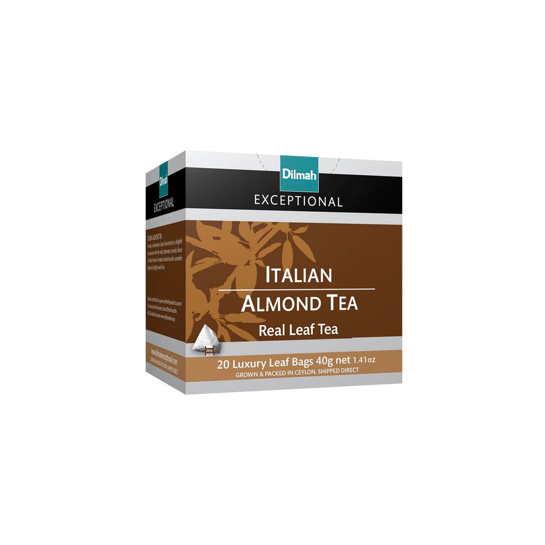 Dilmah - Exceptional Italian Almond - Ceylon Tea - 20 Tea Bags 40g