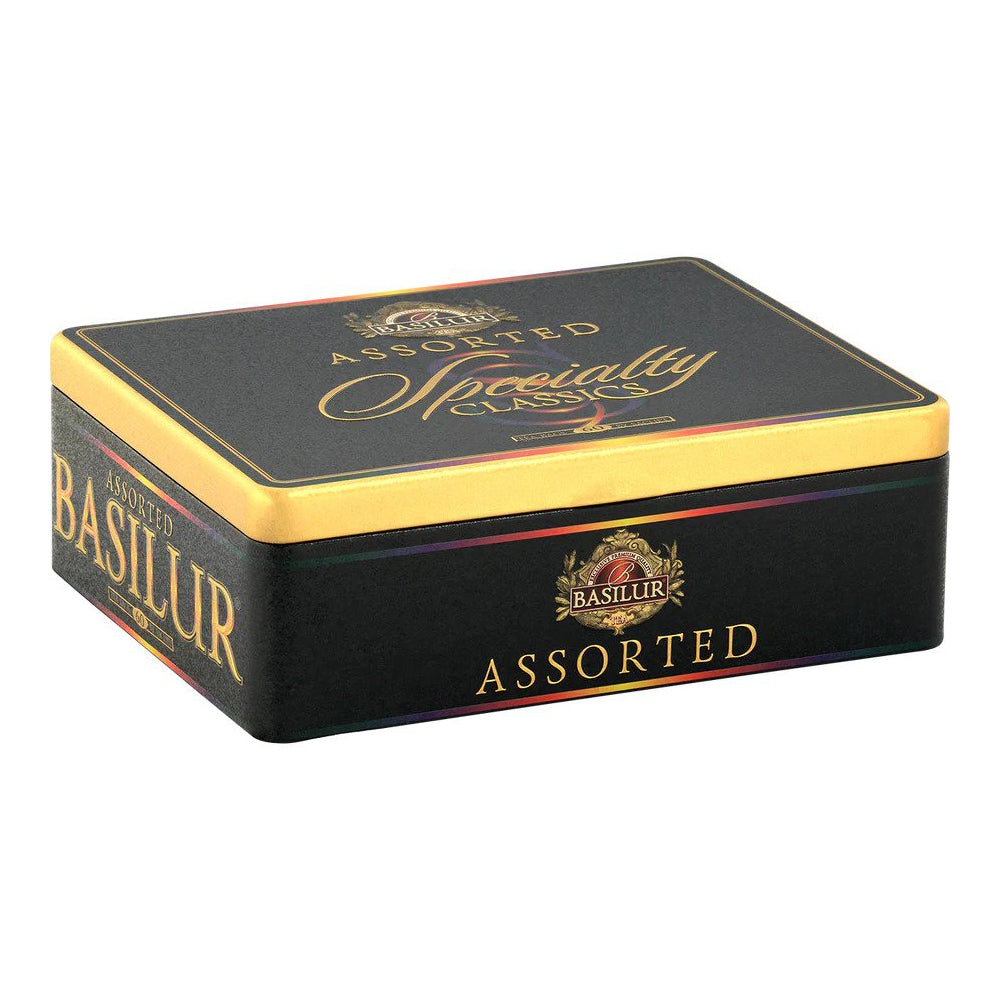 Basilur - Specialty Classics Assorted Gift Tin Caddy (6 Ceylon Tea Varieties) - 60 Tea Bags