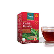 Load image into Gallery viewer, Dilmah - Gourmet English Breakfast Tea - Ceylon Tea - 50 Tea Bags with Tag
