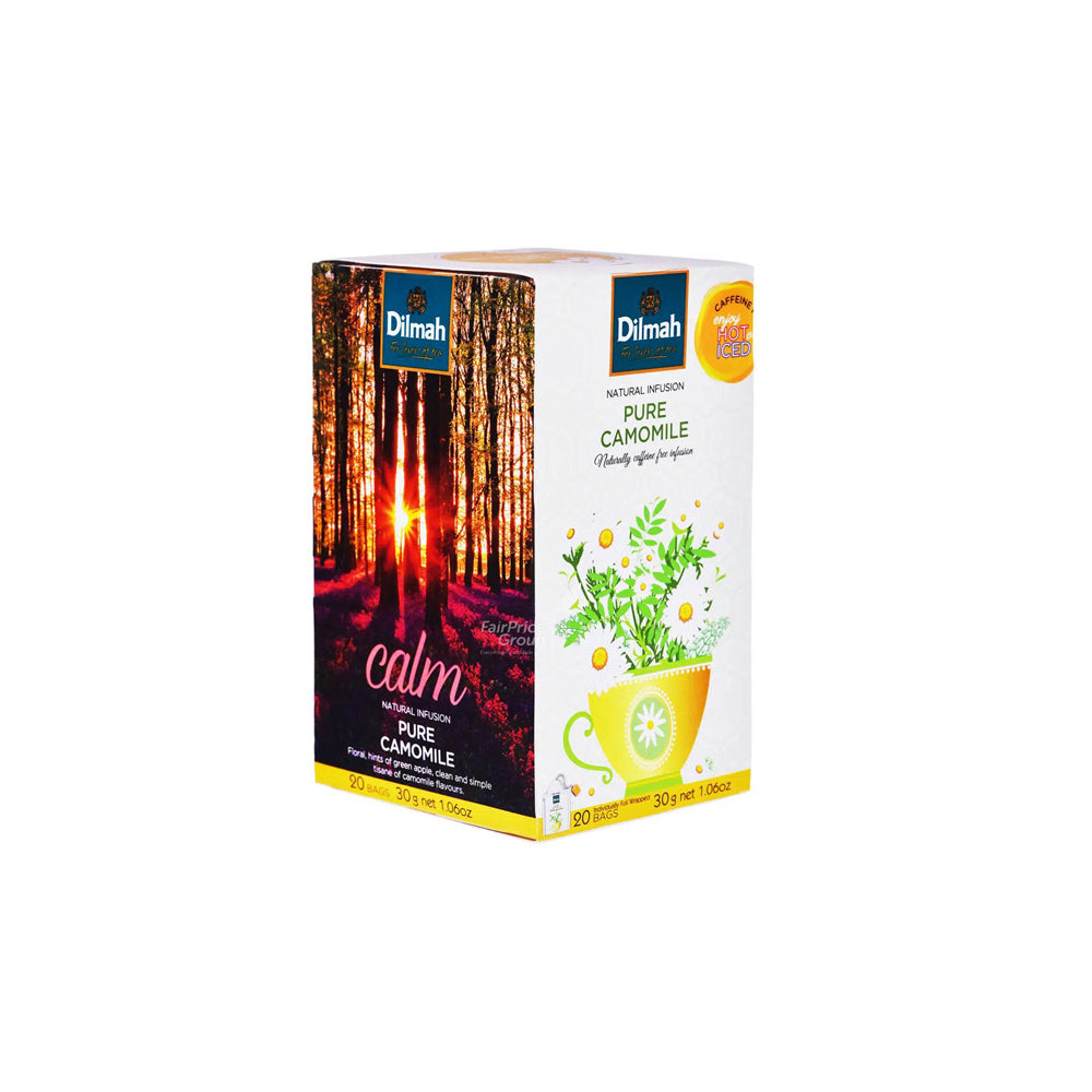 Dilmah - Pure Chamomile flowers - Ceylon Tea - 20 Tea Bags 30g
