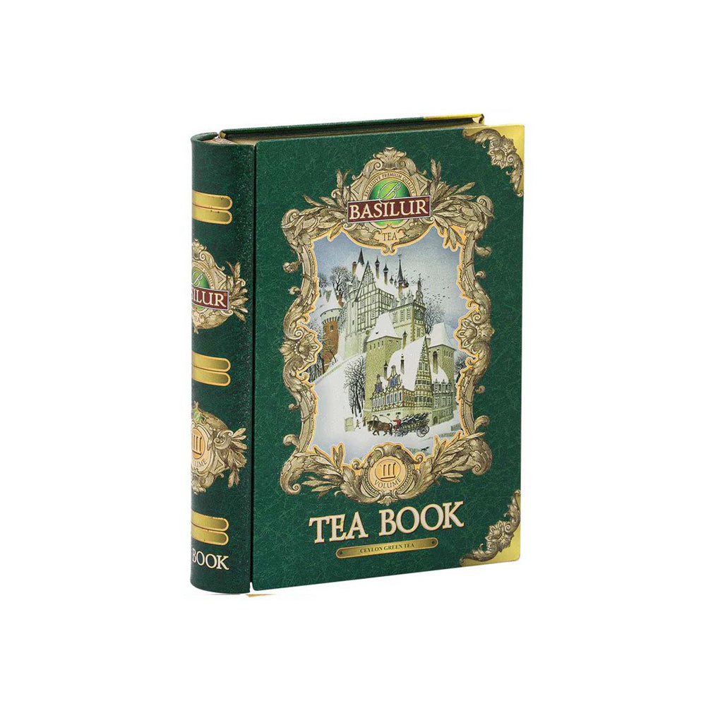 Basilur - Tea Book Series (Volume III - Green) - Ceylon Loose Leaf Tea - 100g (3.52 oz.)
