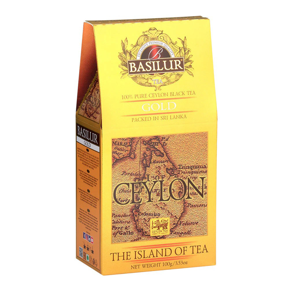 Gold Basilur Ceylon Black Tea - 100g (3.52 oz.) - FREE Shipping