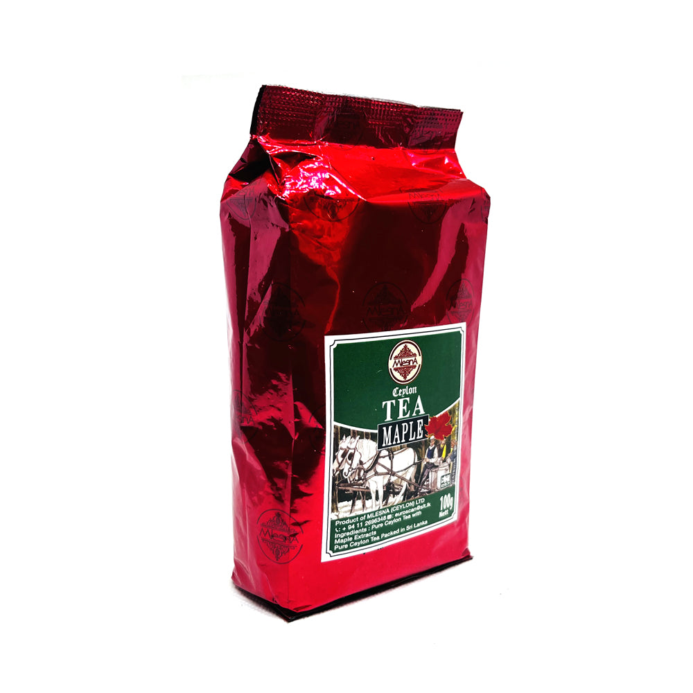 Mlesna - Natural Flavored Maple - Ceylon Black Tea - 100g (3.52oz)