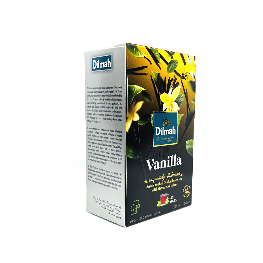 Dilmah - Fun Flavored Tea - Vanila - Ceylon Tea - 20 Tea Bags